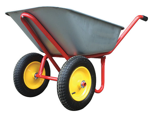 Two-wheeled construction wheelbarrow, 110 l, load capacity 240 kg, Pro