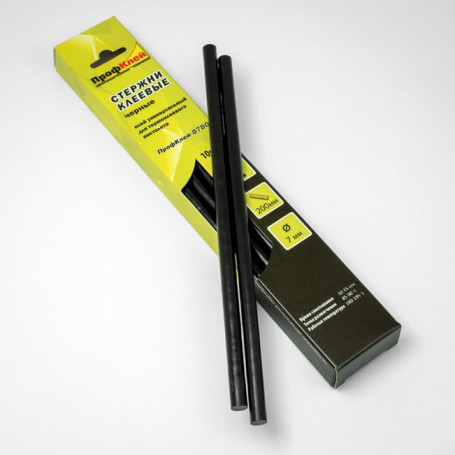 Glue rods ProfKley – 8780 black, universal, 10 pcs.