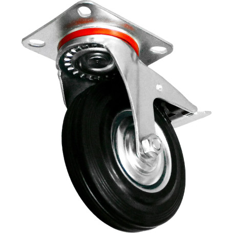 Swivel wheel bearing with brake RAD AB 100