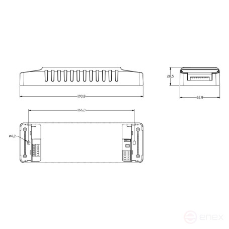 БАП для светильников ЭРА LED-LP-E300-1-400 универсальный до 300Вт 1час IP20