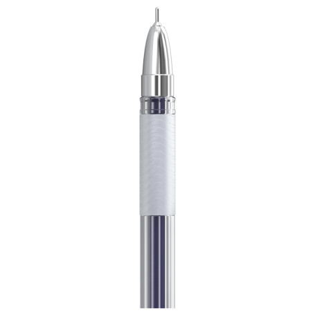 Berlingo "Standard" blue gel pen, 0.5 mm, grip, needle rod