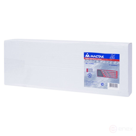 Set of hinged keys, mirror polishing, base, 5 pieces MASTER 5-2405