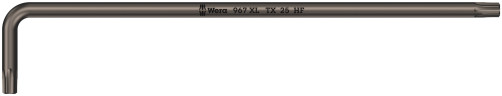 967 XL HF TORX® Г-образный ключ с функцией фиксации крепежа, удлиненный, TX 25 x 154 мм