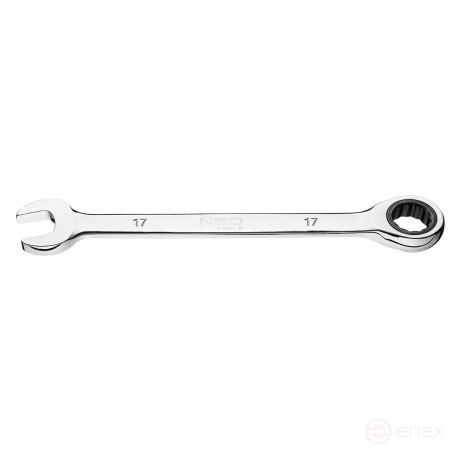 Key combined with ratchet 17 mm, 09-067
