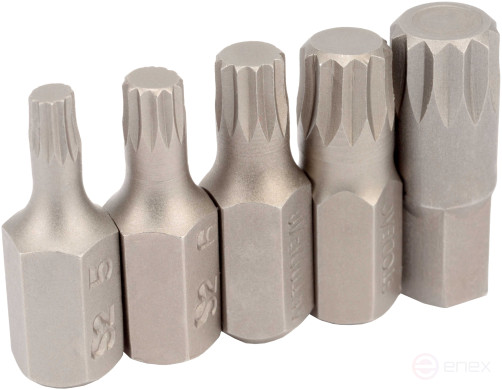 Набор звездочек 5шт.SPLINE 12-ти гр.(30мм.блистер) (АвтоDело) 40634