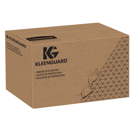 KleenGuard® G10 Нитриловые перчатки Arctic Blue Nitrile - 24см, единый дизайн для обеих рук / Синий /XL (10 упаковок-диспенсеров x 180 шт.)