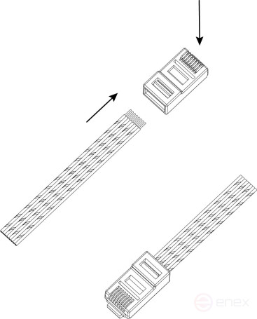 Джек RJ-45 ЭРА RJ-1 8P8C CAT 5e упаковка 100 шт