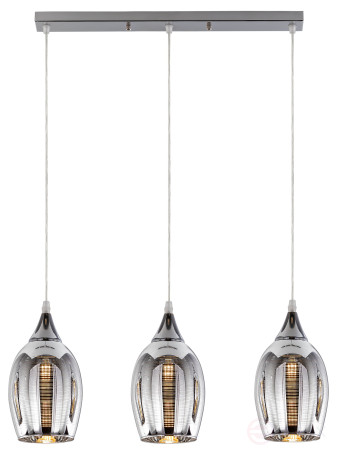 Светильник подвесной (подвес) Rivoli Malady 9123-203 3 х Е27 40 Вт модерн потолочный