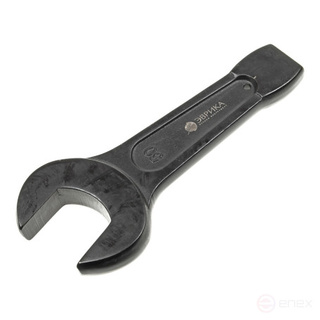 Ключ рожковый 50мм ER-33050 ударный односторонний (L-256мм) ЭВРИКА /1/10