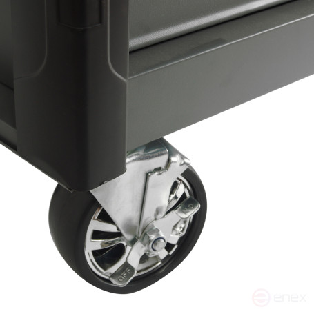 Tool trolley 7 sections grey JTC