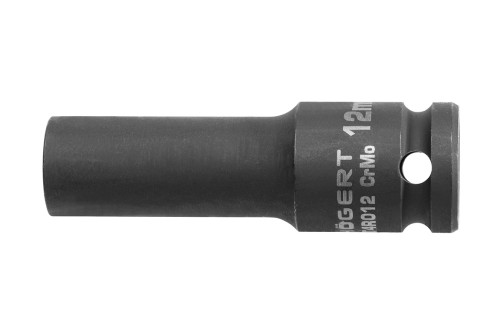 Deep hex socket impact head 1/2", 13 mm, DIN 3121, CrMo HOEGERT