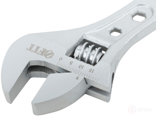 Adjustable key "Classic", scale, magnification.gripper, rubberized.handle 150mm (21mm)