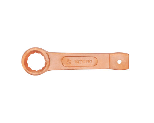 Ключ накидной односторонний ударный 27 мм омеднение SITOMO