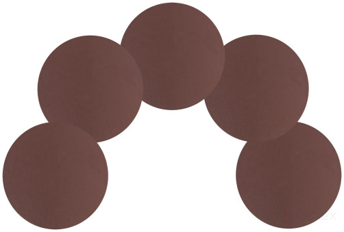 Круги шлифовальные сплошные (липучка), алюминий-оксидные, 125 мм, 5 шт. Р 1500