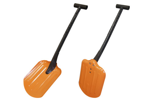 Снеговая лопата "Автомобильная" - Стальная порошковая окраска 205*280*700 с Т-образной ручкой