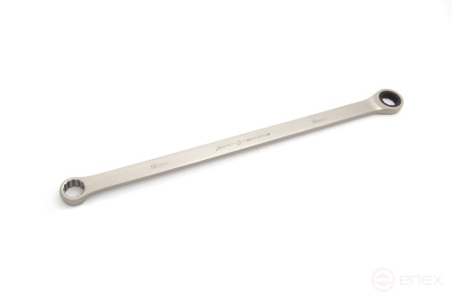 Ключ накидной трещоточный удлинённый 18 мм