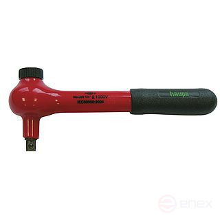 Ratchet wrench with double-layer insulation VDE 1/4"