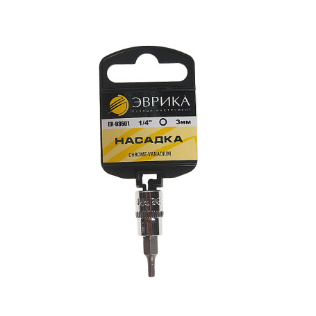 ER-93501H 1/4" DR 6-sided 3mm nozzle (with holder) EUREKA 1/240