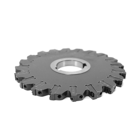 Three-sided milling cutter 160 x 11-12 x 40 with mechanical fastening 4gr. pl. SPGT 07T308 Z=20 (2x10) AS290-160.1112.10.D40 "Russian Tool" (RI)