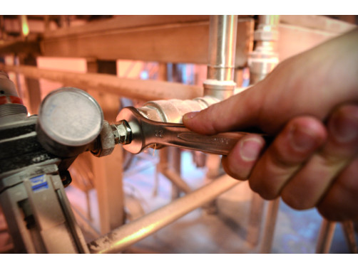 Двусторонний рожковый ключ, 18х19 мм, хромированный