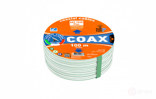 Кабель коаксиальный SAT 703E Plus AVS Electronics (100 m)