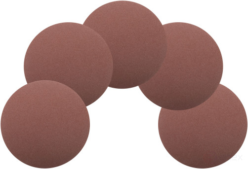 Круги шлифовальные сплошные (липучка), алюминий-оксидные, 125 мм, 5 шт. Р 120