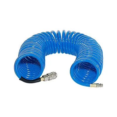 Spiral hose with fittings rapid_polyuretan