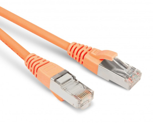 PC-LPM-STP-RJ45-RJ45-C6-1M-LSZH-OR Patch Cord F/UTP, Shielded, Cat.6 (100% Fluke Component Tested), LSZH, 1m, Orange