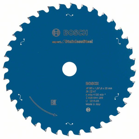 Expert for Stainless Steel Saw blade 185 x 20 x 1.9 x 36