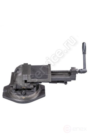 Тиски станочные 125мм глобусные 3-х осевые поворотные Тип 3412 QW125