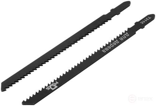 Blades for electric jigsaw, T311C, wood, HCS, 126 mm, 2 pcs.