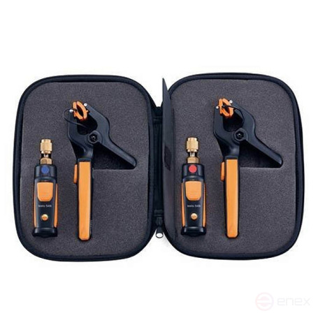 A set of smart probes for refrigeration systems (case/2x Testo 549i 2 Gen /2x Testo 115i 2 Gen /2x Testo 605i 2 Gen) Battery calibration protocol