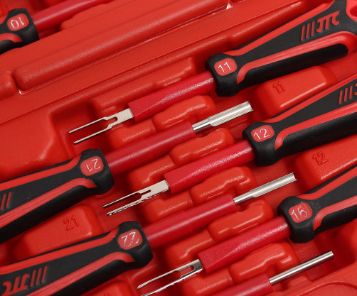 Набор для ремонта электропроводки автомобиля 12 предметов в кейсе JTC