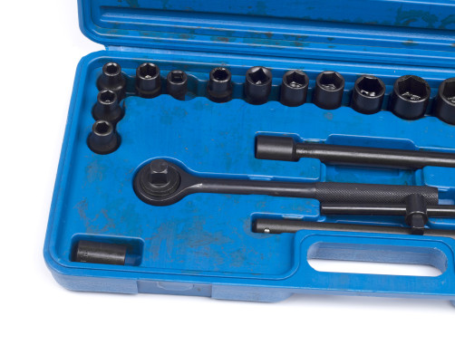 A set of end heads, hexagonal, N2B oxidation 6-32 mm SITOMO