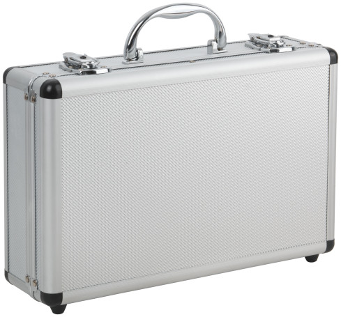 Aluminum tool box (33 x 21 x 9 cm)