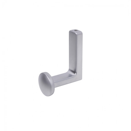 Крючок меб. однорожковый мет. KING хром матовый AKS