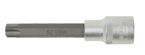1/2" End head with insert for TORX screws, TR45
