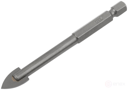 Tile and glass drill bit, hexagon U-shank for a 10x85 mm bit
