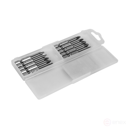 Бита отверточная ПРАКТИКА "Профи" PZ-2 х 50мм (10шт), кассета