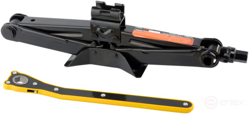 Домкрат ромбический 1,5т (трещоточная рукоятка; H=105-385 мм) АвтоDело (43115)