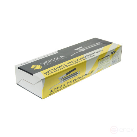 Шприц плунжерный ER-44476NS для особо больших нагрузок (емкость 400см³;раб. давление: 476бар, макс: 680бар; подача: 07гр/1 нажатие) ЭВРИКА /1/16