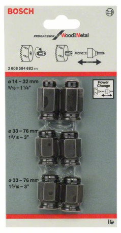 Set of 6 adapters -