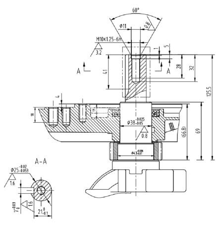 Коленвал LIFAN 13110-A2412-0002/2V80FD, D25 мм (S type)