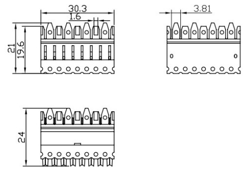 110C-M-4P 4-pair 110 module, category 5e