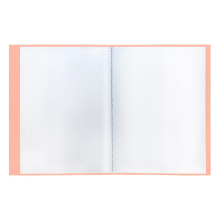 Папка с 40 вкладышами Berlingo "Neon", 21 мм, 700 мкм, неоновая оранжевая