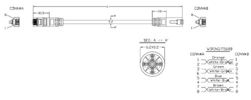PC-LPM-UTP-RJ45-RJ45-C6-1M-LSZH-BK Патч-корд U/UTP, Cat.6 (100% Fluke Component Tested), LSZH, 1 м, черный