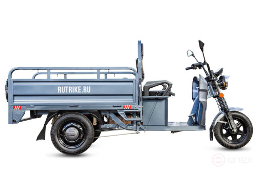Cargo electric tricycle Rutrike Master 1500 60V1000W, dark blue matte