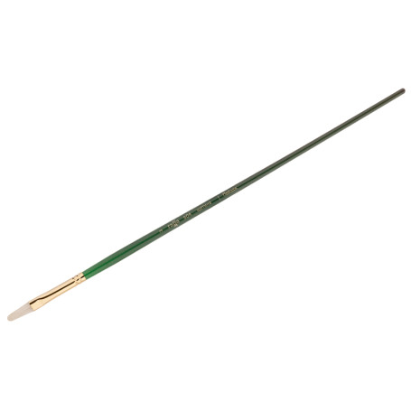 Brush artistic bristles Gamma "Landscape", flat-oval No. 3, long handle