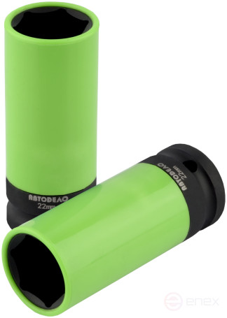 Impact wheel head *22 (DR1/2";L-78mm with plast.protection) AvtoDelo (39352)