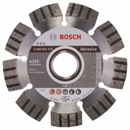 Diamond Cutting Wheel Best for Abrasive 115 x 22.23 x 2.2 x 12 mm